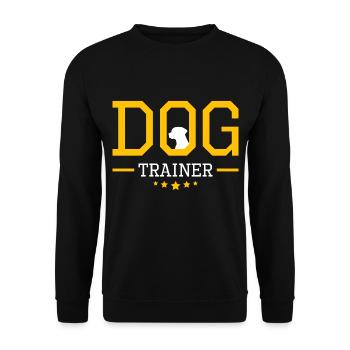 Entraîneur de chiens - Sweat-shirt Unisexe - noir - Devant - Alina (178cm) & Michal (187cm)
