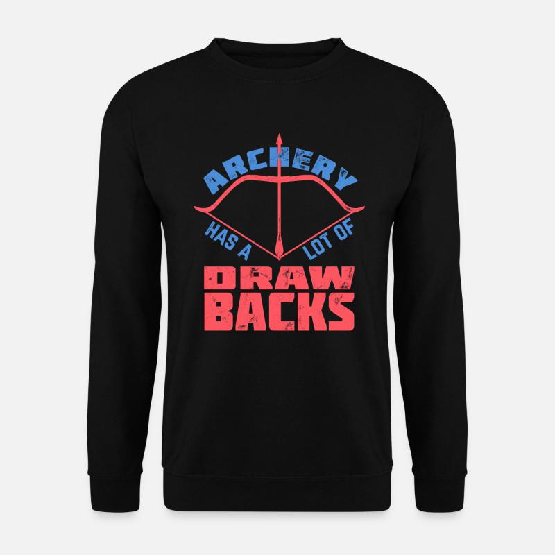 Lustige Bogenschießen Geschenkidee - Unisex Pullover - Schwarz