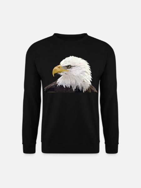 Bald eagle - Unisex Sweatshirt - black