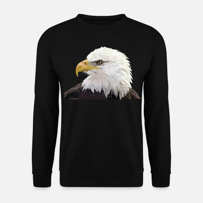 Weißkopfseeadler - Unisex Pullover - Schwarz