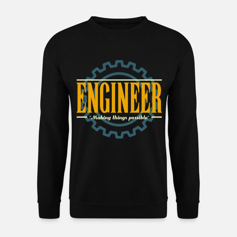Engineer - Unisex Sweatshirt - black
