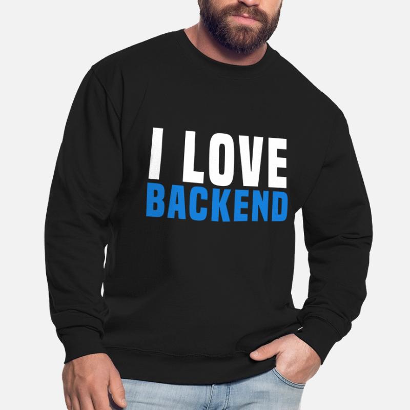 Programming the backend Unisex Sweatshirt