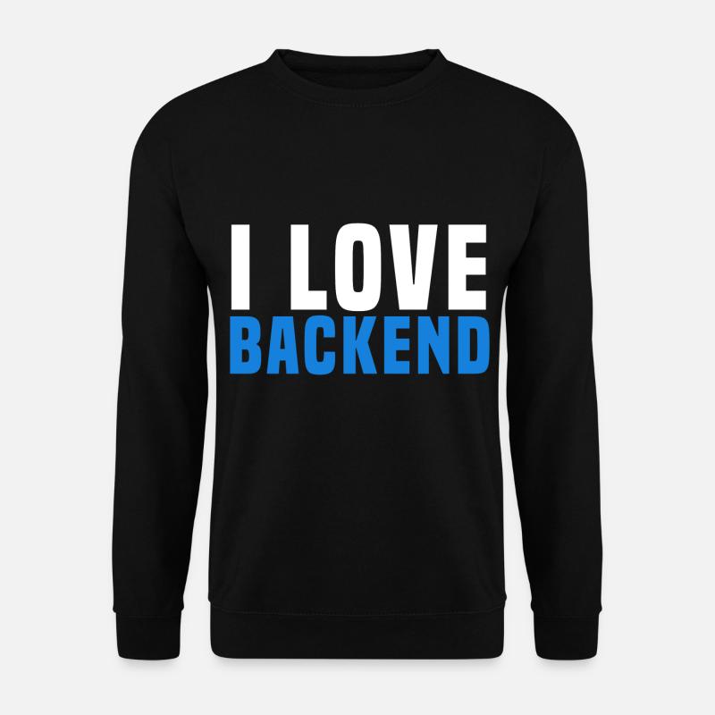 Backend programmieren - Unisex Pullover - Schwarz