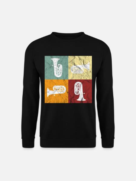tuba - Unisex Sweatshirt - black