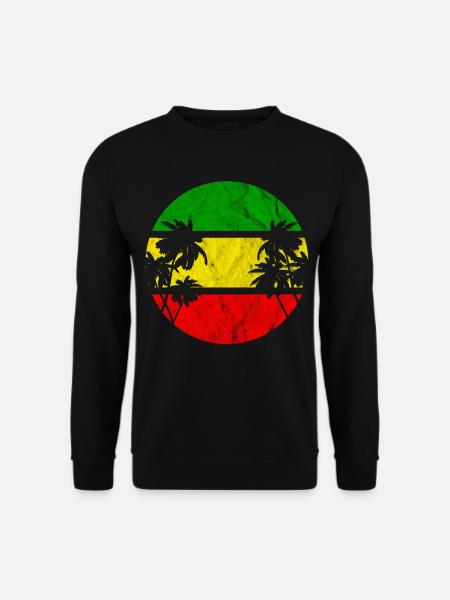 Reggae beach - Unisex Sweatshirt - black