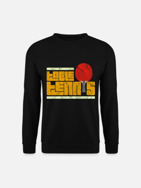 Tennis de table - Sweat-shirt Unisexe - noir