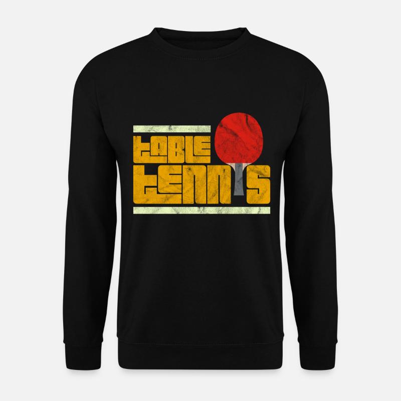 Tischtennis - Unisex Pullover - Schwarz