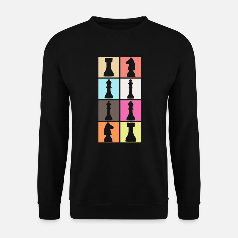 Schach - Unisex Pullover - Schwarz