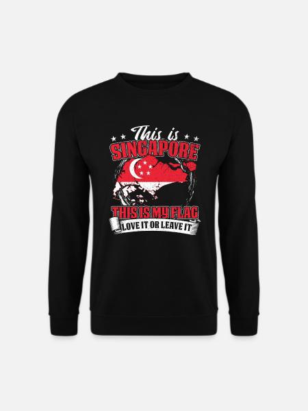 This Is Singapore - Unisex Sweatshirt - black