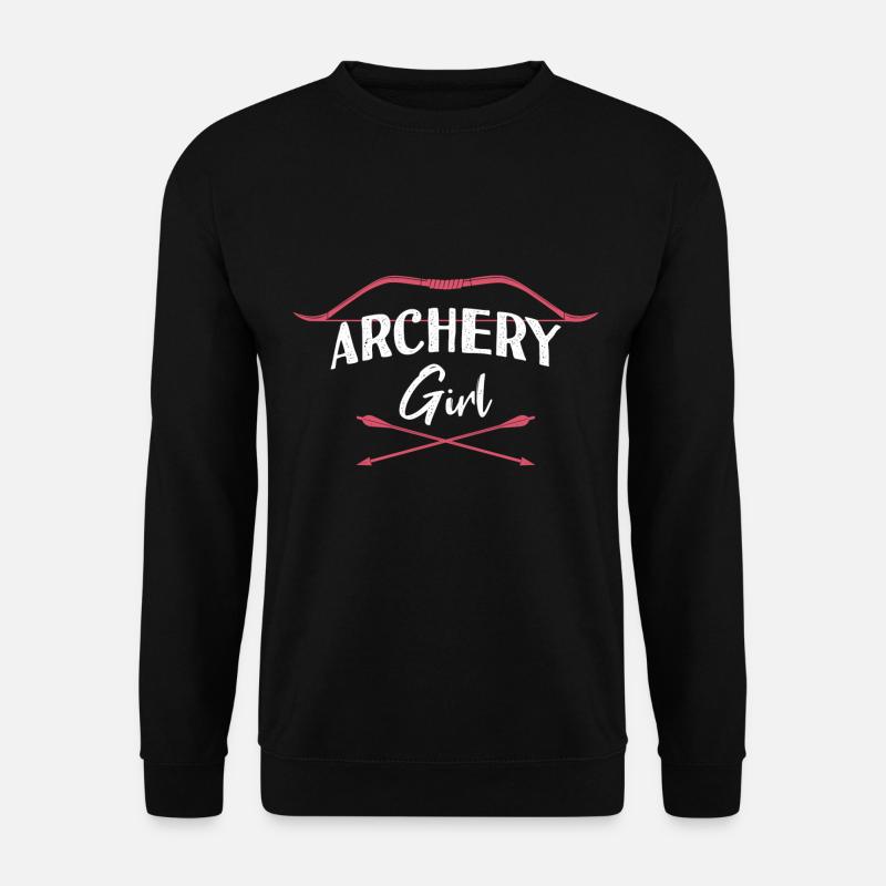 Bogenschießen Mädchen - Unisex Pullover - Schwarz