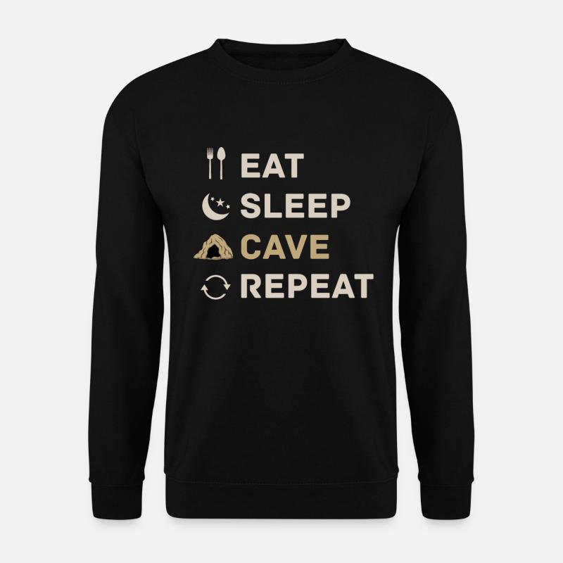 Höhlenforschung Höhlenforscher Höhlenforscher Höhlenforscher Geschenk - Unisex Pullover - Schwarz