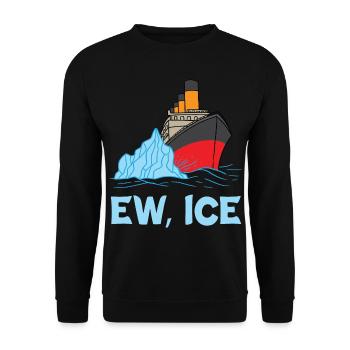 EW ICE Titanic Cruise Ship 1912 Cruise - Unisex Pullover - Schwarz - Vorne - Alina (178cm) & Michal (187cm)