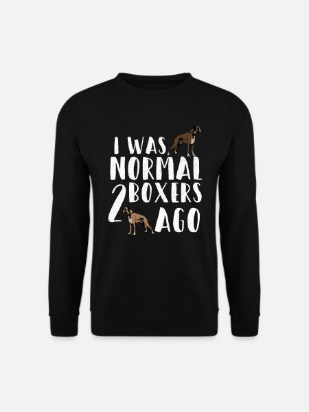 Boxer Hund Geschenke - Unisex Pullover - Schwarz