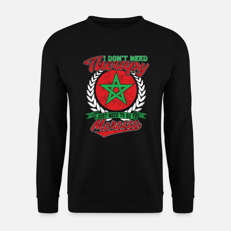 Morocco - Unisex Sweatshirt - black