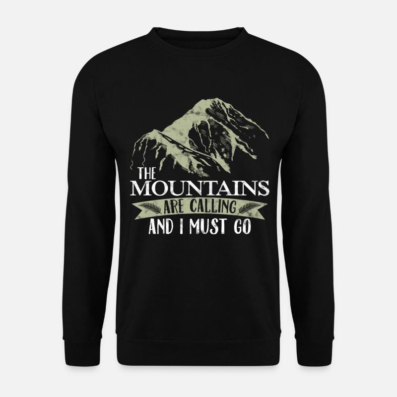 Funny Wanderer Shirts - Unisex Sweatshirt - black