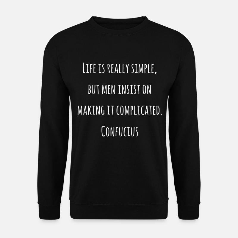 Quote from the Philosopher - Unisex Sweatshirt - black