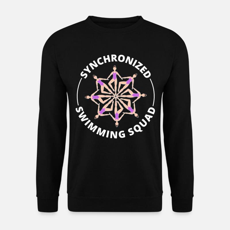 Synchro Schwimmer Synchronschwimmen Kader - Unisex Pullover - Schwarz