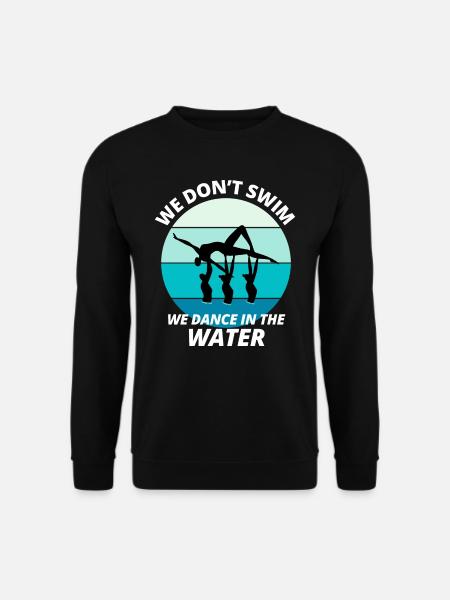 Synchro Schwimmer Synchronschwimmen Lustig - Unisex Pullover - Schwarz