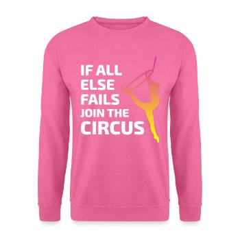 Aerial Hoop Lyra Seide Zirkus Akrobatik lustig - Unisex Pullover - Pink - Vorne