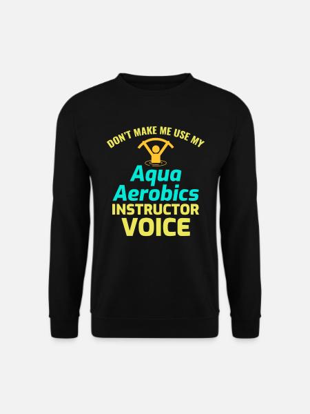 Wassergymnastik Aquatische Fitness Aqua Exercise - Unisex Pullover - Schwarz