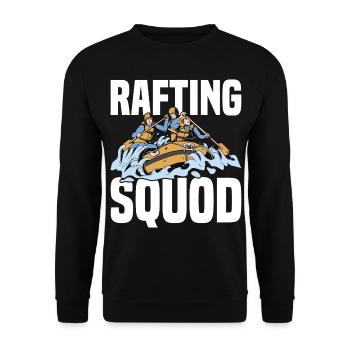 Tenue d’escouade de rafting pour les équipes de navigation de plaisance dans les montagnes - Sweat-shirt Unisexe - noir - Devant - Alina (178cm) & Michal (187cm)