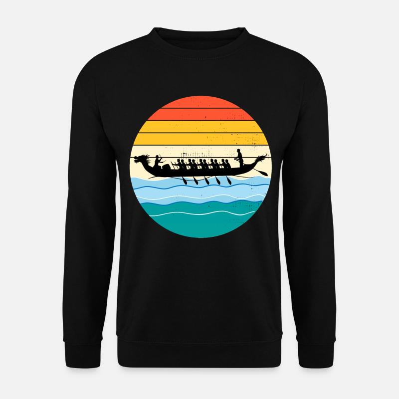 Drachenboot Racing Crew Paddlers Wassersport - Unisex Pullover - Schwarz