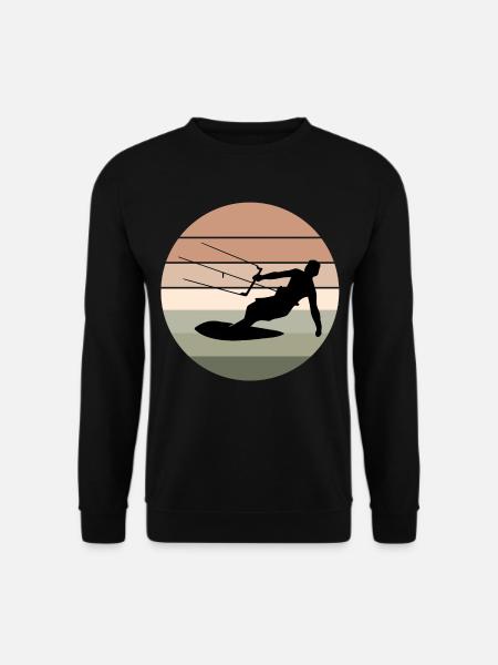 Kiteboarding Kiteboarder Kitesurfing Kitesurf - Unisex Sweatshirt - black