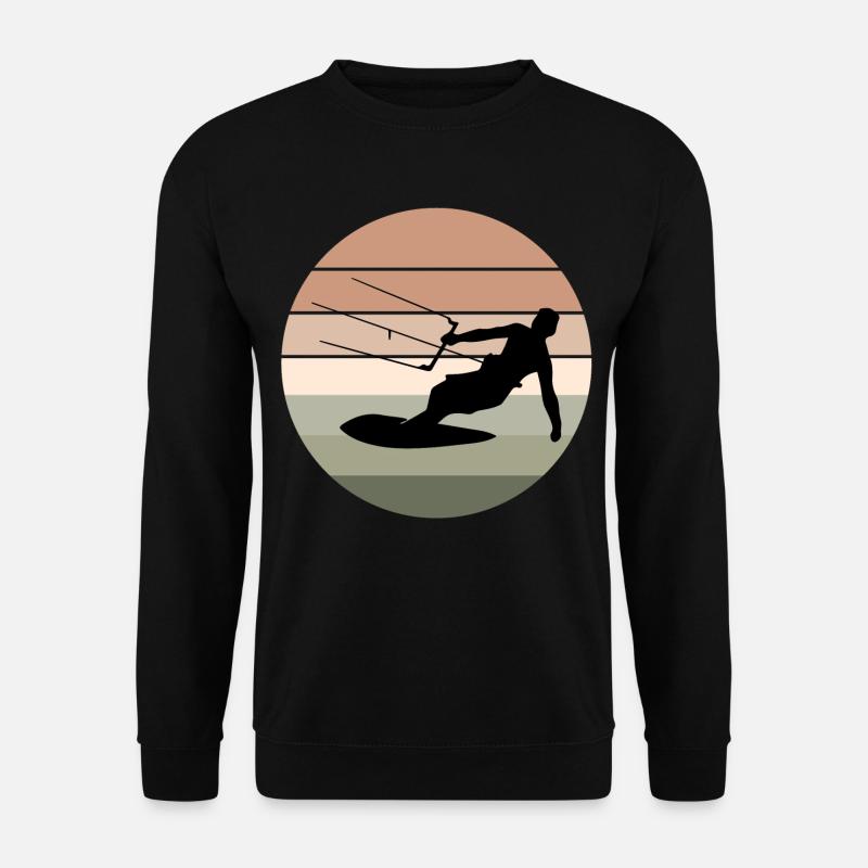 Kiteboarding Kiteboarder Kitesurfing Kitesurf - Sweat-shirt Unisexe - noir