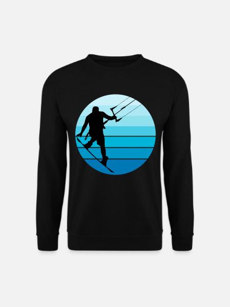 Kitesurfing Kiteboarding Kiteboarder Kitesurf - Unisex Sweatshirt - black