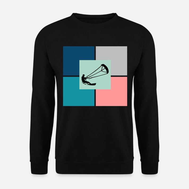 Kitesurfing Kitesurf Kiteboarding Kiteboarder - Unisex Sweatshirt - black