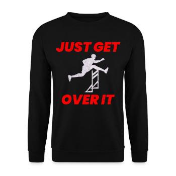 Hurdles Hurdling Hurdler Running Runner Athletes - Unisex Sweatshirt - black - Front - Alina (178cm) & Michal (187cm)