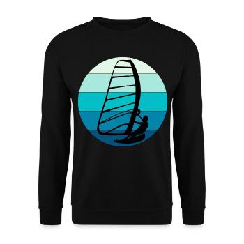 Planche à voile Planche à voile Planche à voile Surf Water Sport - Sweat-shirt Unisexe - noir - Devant - Alina (178cm) & Michal (187cm)