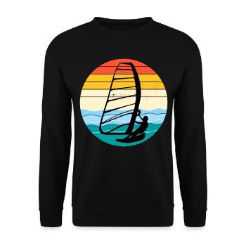 Planche à voile Planche à voile Planche à voile Surf Water Sport - Sweat-shirt Unisexe - noir - Devant - Alina (178cm) & Michal (187cm)