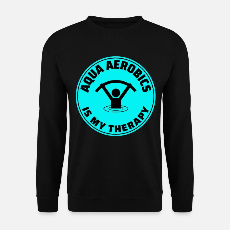 Wassergymnastik Wasserfitness Aquagymnastik - Unisex Pullover - Schwarz