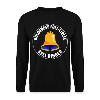 Bolognese Full-Circle Bell Ringer Ringing Hobby - Sweat-shirt Unisexe - noir - Devant - Alina (178cm) & Michal (187cm)