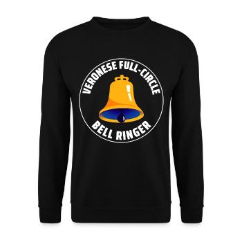 Veronese Full-Circle Bell Ringer Ringing Hobby - Sweat-shirt Unisexe - noir - Devant - Alina (178cm) & Michal (187cm)