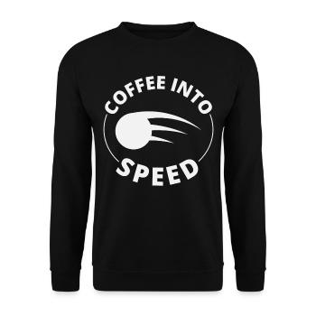 Dodgeball Player Coach Team Sports Coffee - Unisex Sweatshirt - black - Front - Alina (178cm) & Michal (187cm)