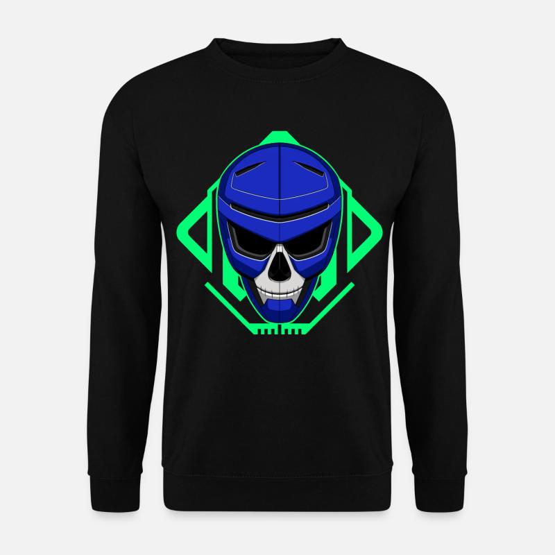 Skull Robot - Unisex Sweatshirt - black