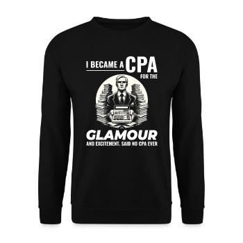 Chroniques de l’ACP : le glamour et l’excitation dévoilés - Sweat-shirt Unisexe - noir - Devant - Alina (178cm) & Michal (187cm)