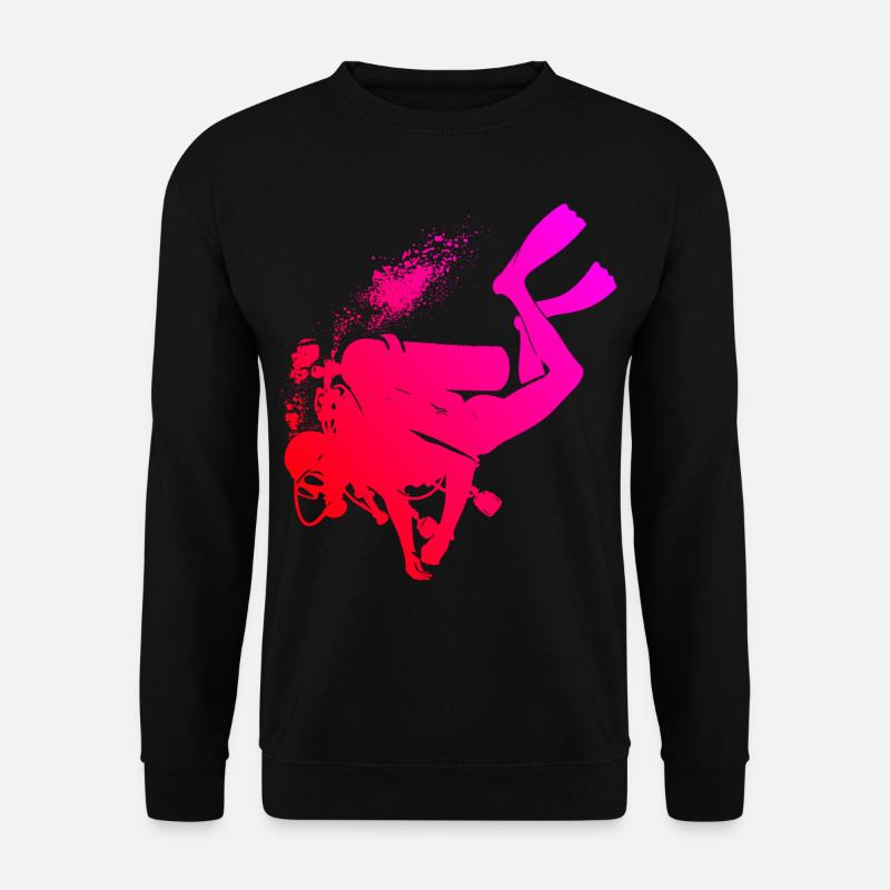 Plongée Homme Scuba Diver Diver - Sweat-shirt Unisexe - noir