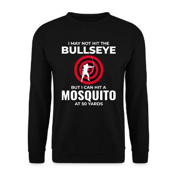 Tir à l’arc Cibles Archer Bullseye Tir Sport - Sweat-shirt Unisexe - noir - Devant - Alina (178cm) & Michal (187cm)