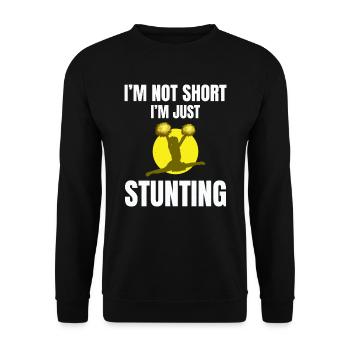 Pom-pom girl Cheerleading Girl Cheering Cheer Squad - Sweat-shirt Unisexe - noir - Devant - Alina (178cm) & Michal (187cm)