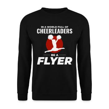 pom-pom girl pom-pom girl acclamation drôle - Sweat-shirt Unisexe - noir - Devant - Alina (178cm) & Michal (187cm)
