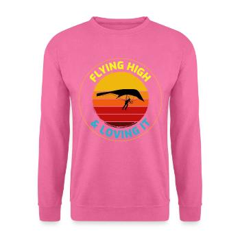 Hang Gliding Air Sports Adventure Soaring Pilot - Unisex Sweatshirt - pink - Front
