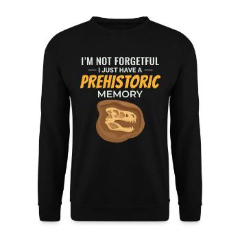 Fossil Hunting Paleontology Collector Geology - Unisex Sweatshirt - black - Front - Alina (178cm) & Michal (187cm)