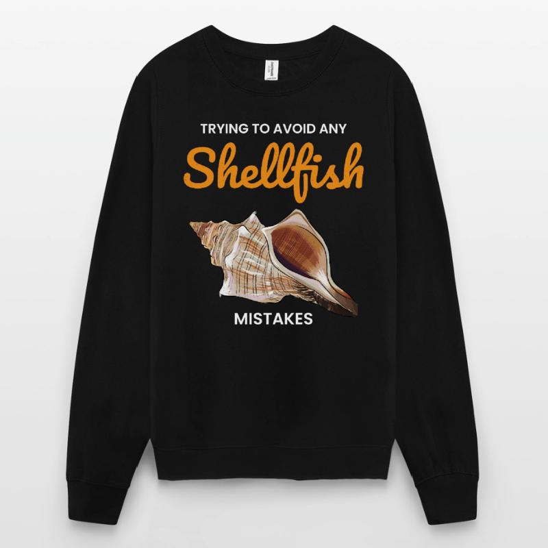 Conch Seashells Collector Beachcomber Shellfish Unisex Sweatshirt
