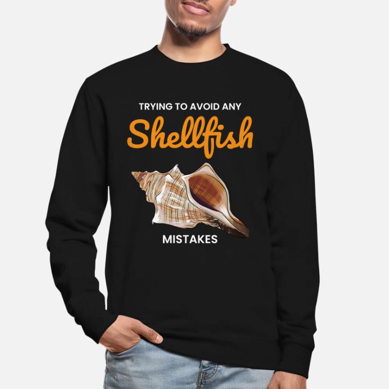 Conch Seashells Collector Beachcomber Shellfish Unisex Sweatshirt