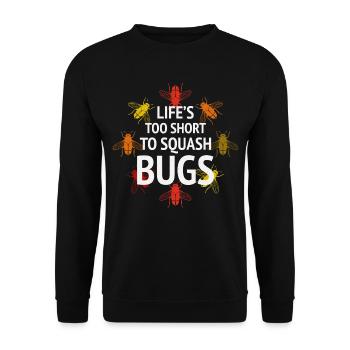 Insect Collector Entomology Entomologist Bug Lover - Unisex Sweatshirt - black - Front - Alina (178cm) & Michal (187cm)
