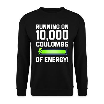 Electrician Humor Electrical Technician Engineer - Unisex Sweatshirt - black - Front - Alina (178cm) & Michal (187cm)