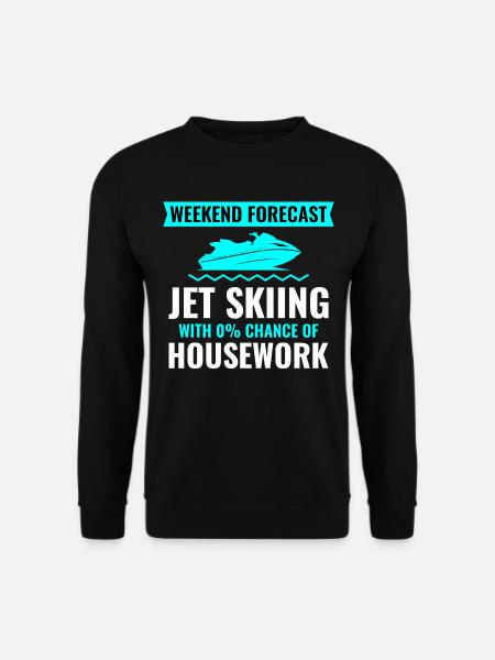 Jet Skiing Weekend Getaway - Unisex Sweatshirt - black